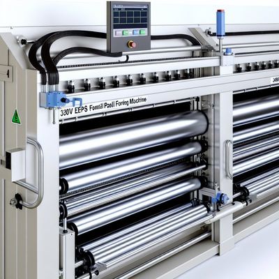 เครื่องปั้นแผ่นผนัง 380V พร้อมหมุนหมอง EPS อัตโนมัติและม้วน Cr12