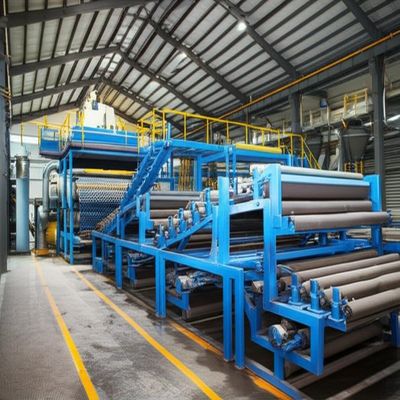 การปรับปรุงการผลิตด้วยสายการผลิตแผ่นซีเมนต์เส้นใย โดยใช้วัสดุแพร่ทรายควอตซ์