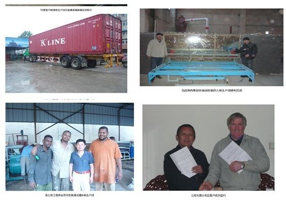 เครื่องทำแผ่น Mgo จากฟางข้าวสาลีกึ่งอัตโนมัติ, อุปกรณ์แผงผนังทนทาน