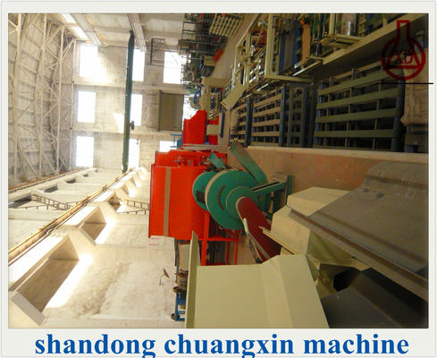 เครื่องทำแผงแซนวิชไฟเบอร์ซีเมนต์, สายการผลิตบอร์ดแมกนีเซียมออกไซด์