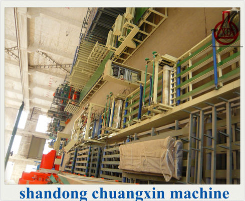 เครื่องทำแผงแซนวิชไฟเบอร์ซีเมนต์, สายการผลิตบอร์ดแมกนีเซียมออกไซด์