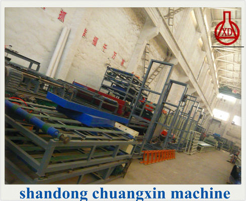 เครื่องทำแผงแซนวิชไฟเบอร์ซีเมนต์, สายการผลิตบอร์ดแมกนีเซียมออกไซด์