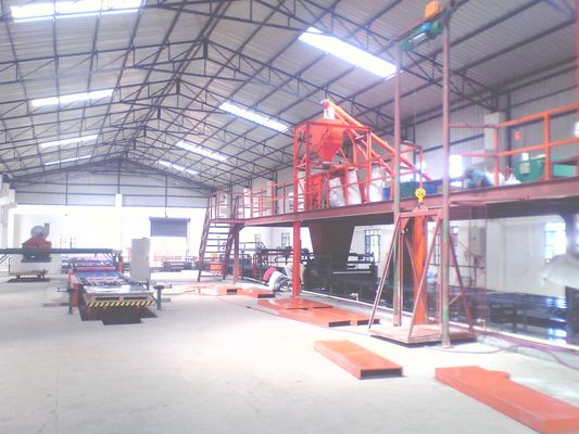 สายการผลิตแผงแซนวิชอายุการใช้งานยาวนาน แมกนีเซียมออกไซด์ และการผลิตบอร์ดไฟเบอร์ซีเมนต์