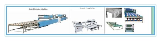 สายการผลิตแผ่นผนังกันไฟแบบพาร์ติชั่นจากปูนซีเมนต์และบอร์ด MgO