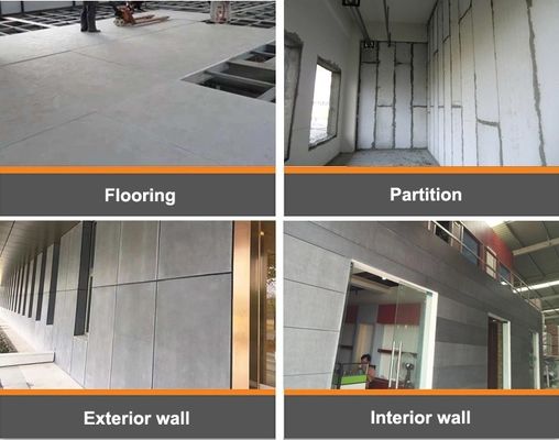 เครื่องทําแผ่นปูนซีเมนต์ใยสีขาว กันไฟ และเครื่องทําแผ่นปูนผนังภายนอก