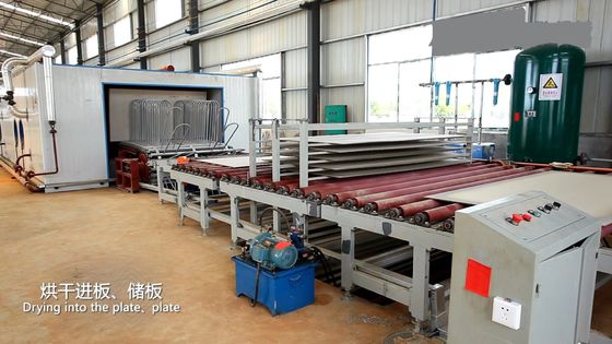 เครื่องทําแผ่นปูนซีเมนต์ใยสีขาว กันไฟ และเครื่องทําแผ่นปูนผนังภายนอก