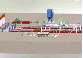 เครื่องทำบ้านสำเร็จรูป แผงแซนวิช EPS, เครื่องทำแซนวิชอัตโนมัติด้วยปูนซีเมนต์