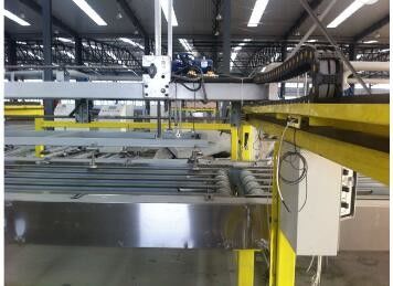 เครื่องทำบ้านสำเร็จรูป แผงแซนวิช EPS, เครื่องทำแซนวิชอัตโนมัติด้วยปูนซีเมนต์