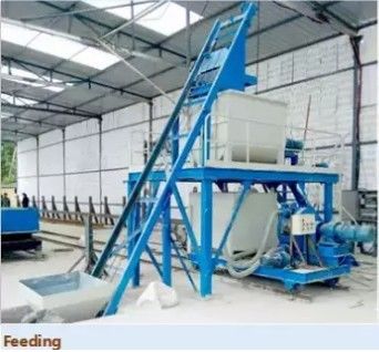 ซีเมนต์เบาและ Mgo แผ่นแซนด์วิช เครื่องปรับความหนาแน่นผนัง