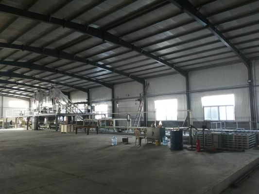 สายการผลิตแผงผนังไฟเบอร์ซีเมนต์อัตโนมัติโครงสร้างขนาดกะทัดรัด