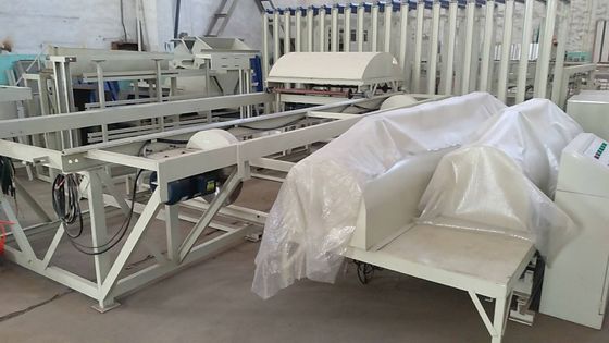 สายการผลิตแผงผนังไฟเบอร์ซีเมนต์อัตโนมัติโครงสร้างขนาดกะทัดรัด