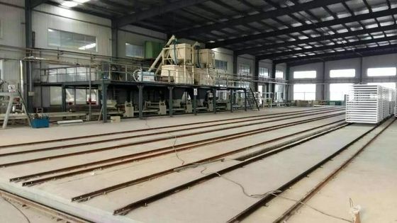 สายการผลิตแผงผนังไฟเบอร์ซีเมนต์อัตโนมัติโครงสร้างขนาดกะทัดรัด