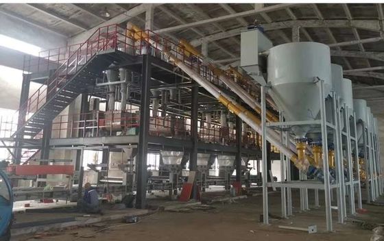 CE โครงสร้างเหล็ก กระจก แม็กนีเซียมบอร์ดและไฟเบอร์ซีเมนต์บอร์ดเครื่อง