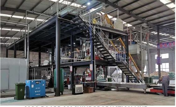 CE โครงสร้างเหล็ก กระจก แม็กนีเซียมบอร์ดและไฟเบอร์ซีเมนต์บอร์ดเครื่อง