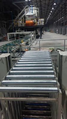 เครื่องจักรบอร์ด Mgo สำหรับการเคลือบฟิล์ม PVC และกระบวนการผลิตเชิงลึก