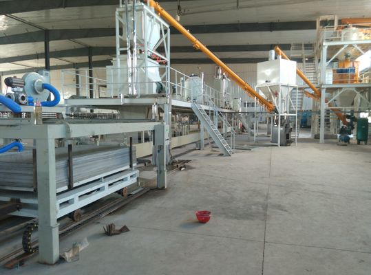 3 - 25mm Thickness MgO Board Production Line for Indoor Wall Decoration / Furniture Lining Board
