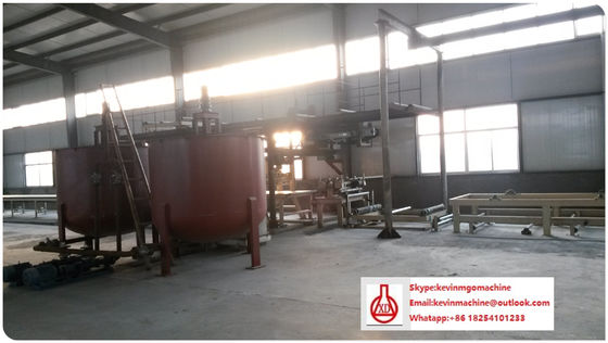 สายการผลิตแผ่น MgO ความเข้มข้นสูงด้วยเทคโนโลยีการบดแบบม้วนคู่