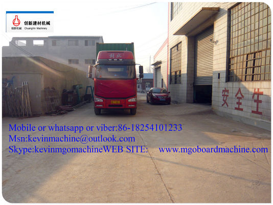 กระบวนการผลิตแผ่นแมกนีเซียมออกไซด์ เครื่องทำแผ่นสำหรับเฟอร์นิเจอร์และแผ่นสำหรับใช้ในชีวิตประจำวัน