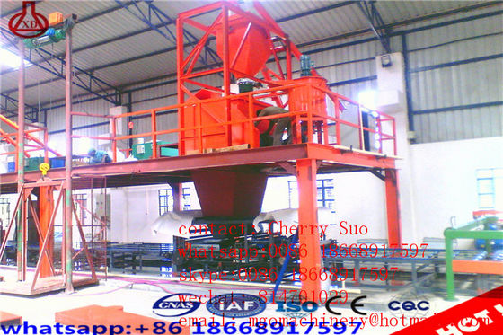 เครื่องทําแผ่นคอนกรีต / Eps แซนด์วิช Mgo Wall Sheet ด้วยความเร็วสูง